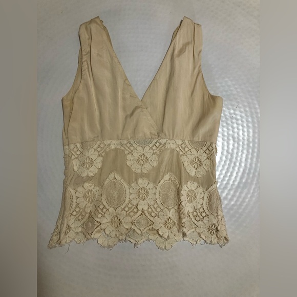 Elie Tahari silk & cotton lace camisole- XS size - Picture 1 of 7